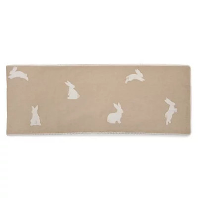 Playful Bunnies Table Runner, Tan, 90L x 14W , Cotton | Kirkland's Home | Kirklands