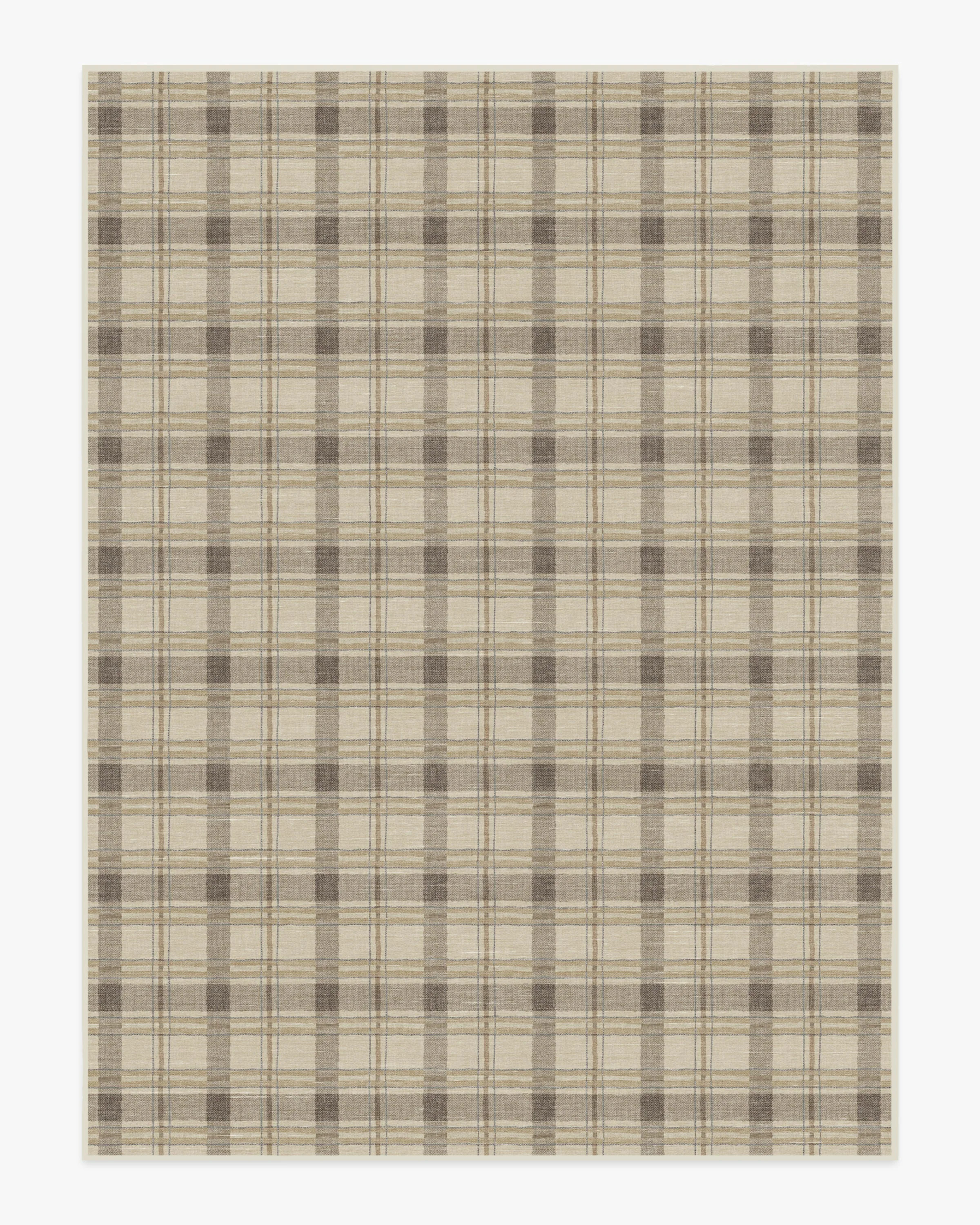 Piper Plaid Neutral Rug | Ruggable
