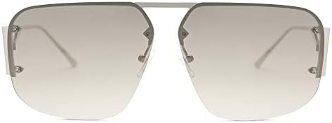 SOJOS Trendy Aviator Sunglasses Mens Womens Retro Metal Rimless Frame Shades Lentes De Sol Para M... | Amazon (US)