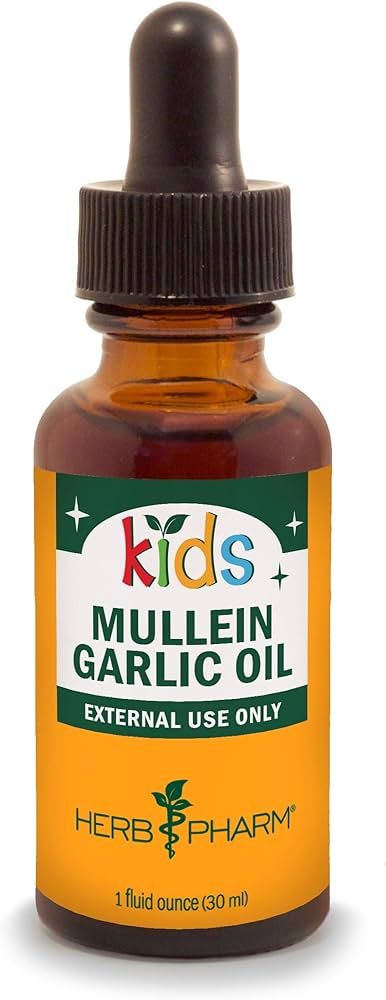 Herb Pharm Kids Mullein and Garlic Oil, 1 Fl Oz | Amazon (US)
