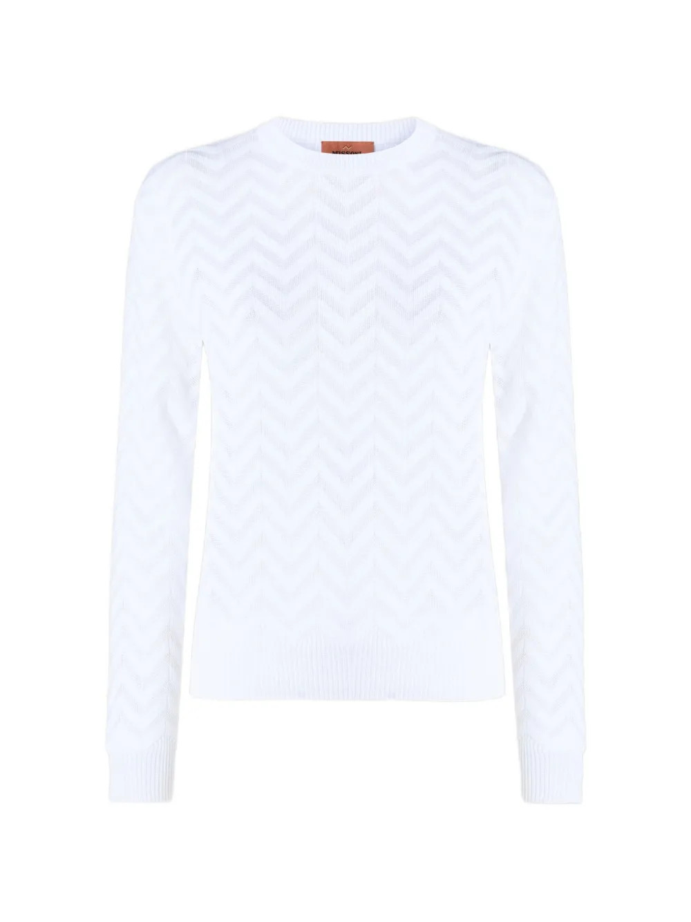 Missoni chevron knit jumper - White | Farfetch Global