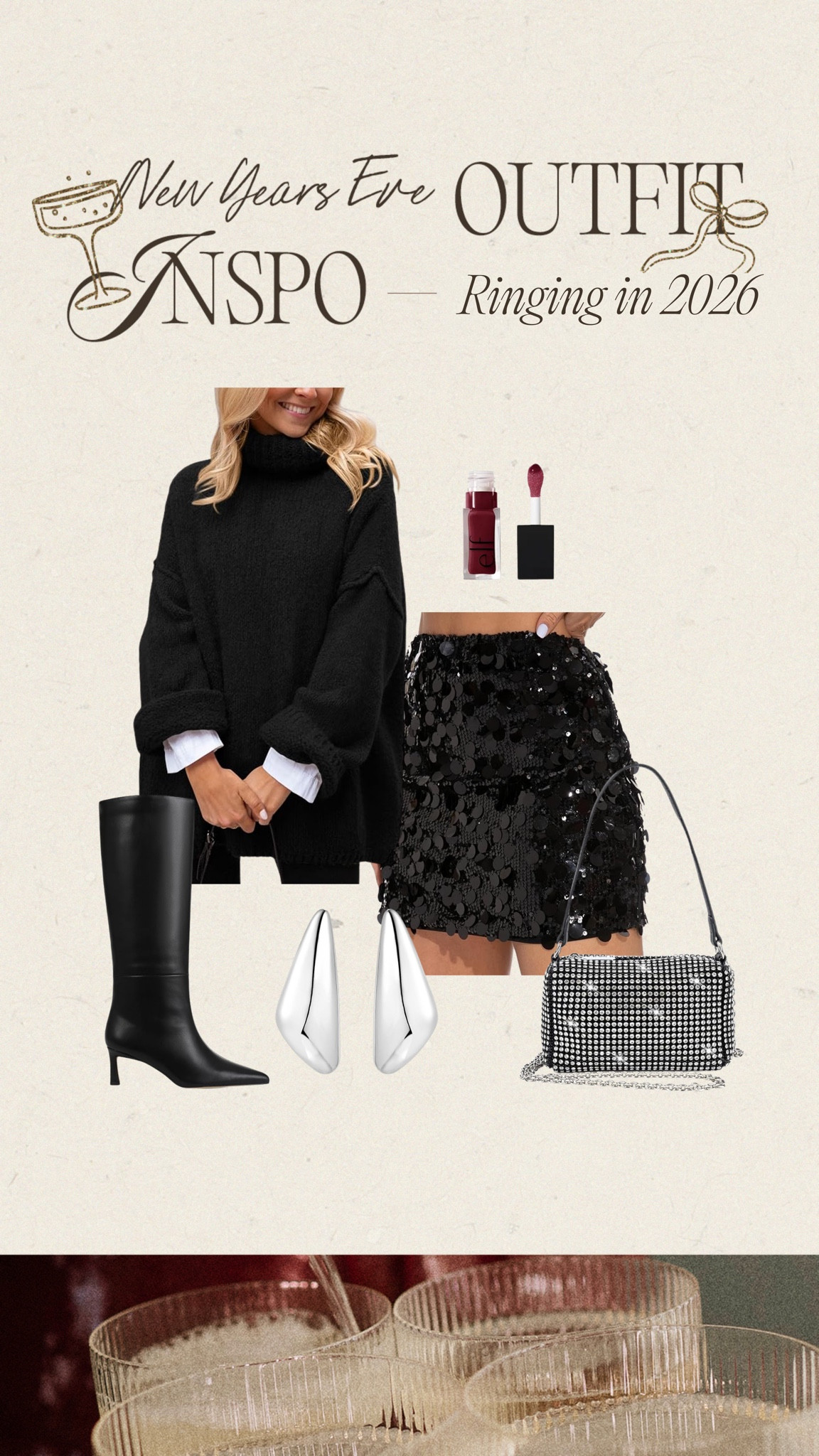 New Year’s Eve outfit inspo from Amazon! I got this skit and love

#LTKHoliday