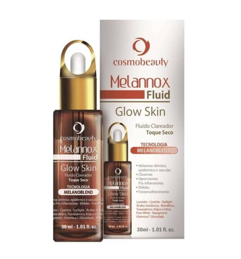 Melannox Fluid Glow Skin Fluido Clareador 30ml Cosmobeauty | Beleza Na Web (BR)