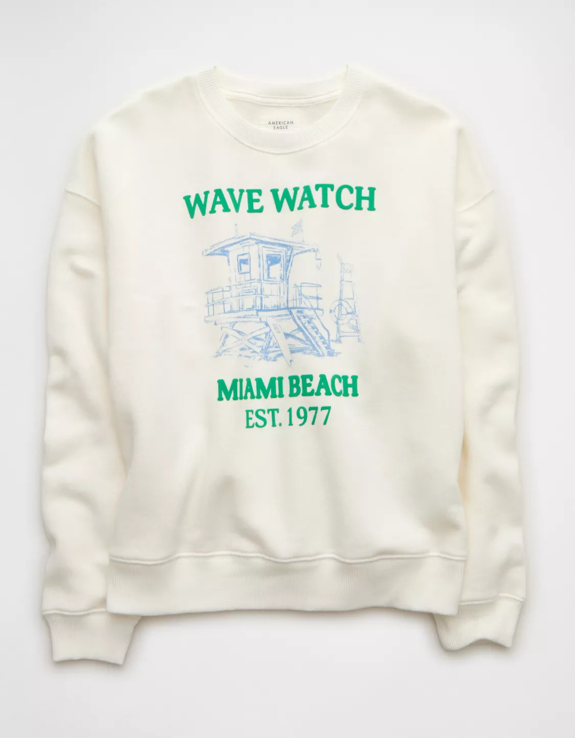 AE Graphic Crew Neck Sweatshirt | American Eagle Outfitters (US & CA)