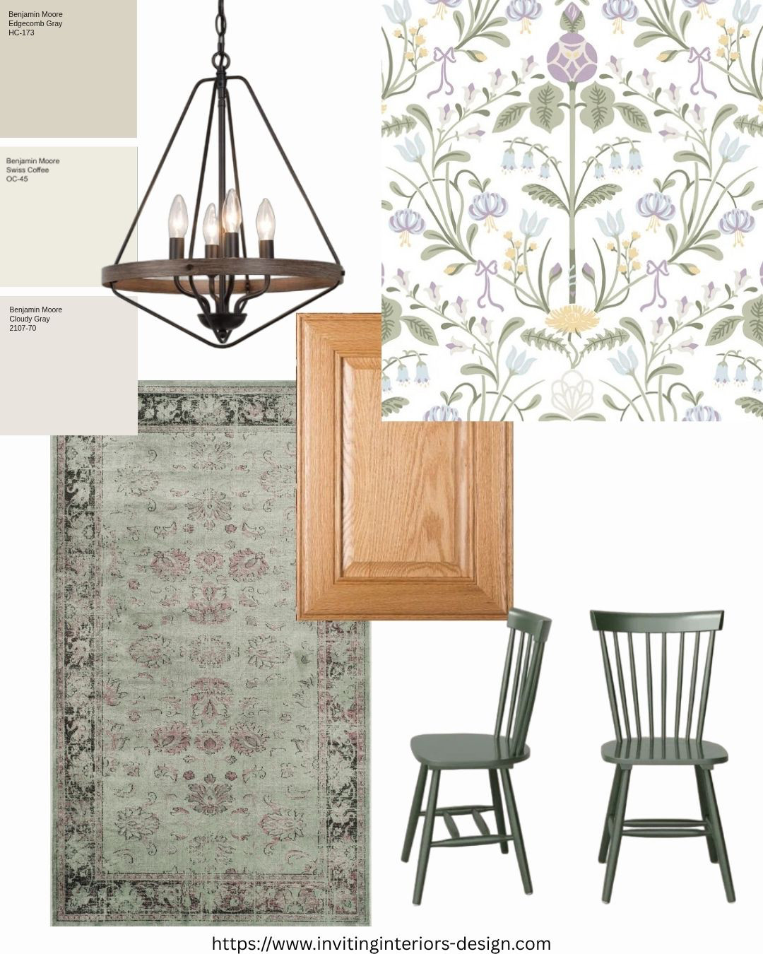 This mood board was created for someone that has honey oak or golden oak kitchen cabinets and wanted a refresh.
All links are available to share so you too can have this look. 

Do you need a mood board for your golden oak floors or cabinets.
Comment 'fees' and I will send you more information on how you can get your own personal mood board.
Perfect Mother's Day Gift!
#mothersday #kitchendesign #goldenoak #honeyoak #wallpaper #green #HumanDesigner #moodboards #colourpalette #designertips #WayfairFinds #WayfairCanada #invitinginteriors 

 #LTKcanada #LTKhome #LTKstyletip