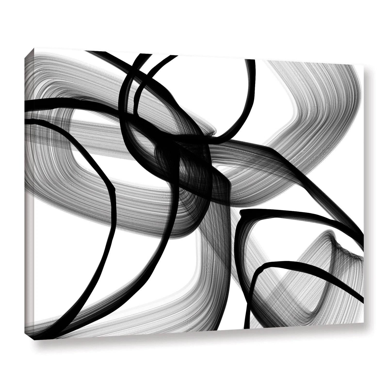 Abstract Poetry In Black And White 100 by Irena Orlov - on Canvas | Wayfair North America