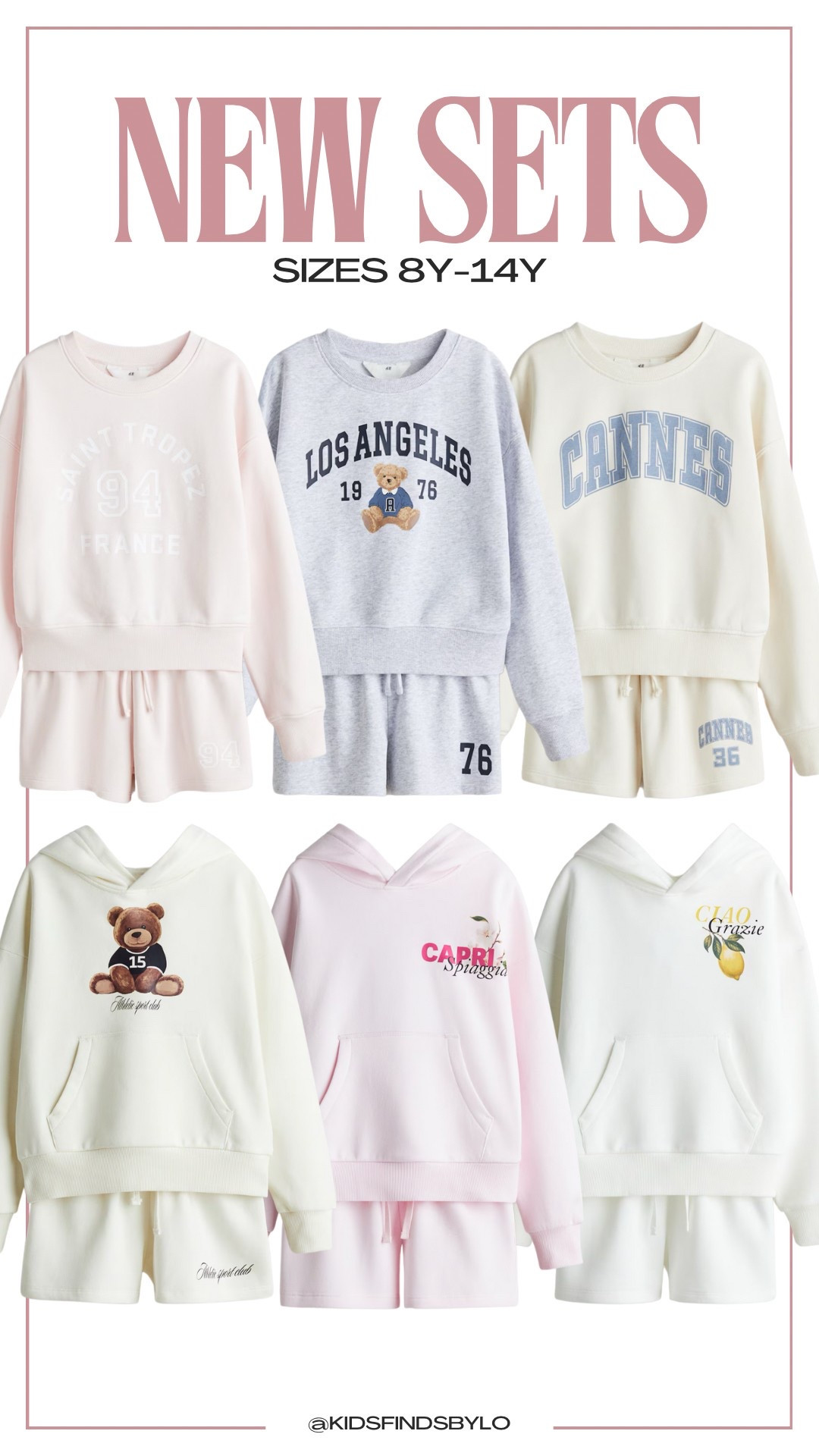 New sets for older girls! 😍

#LTKFamily #LTKStyleTip #LTKKids