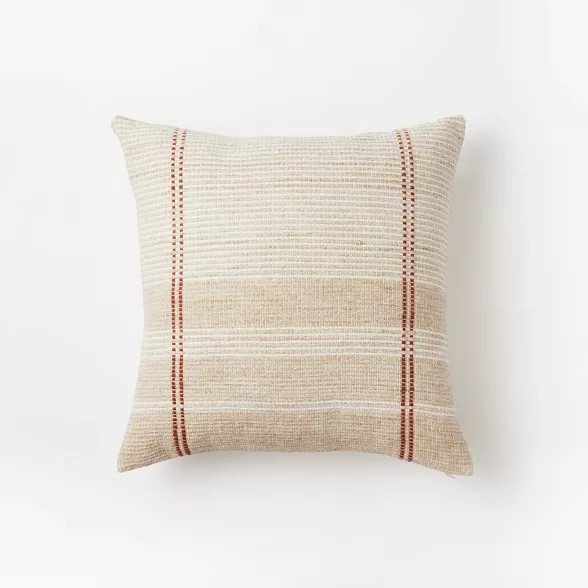 Woven Striped Throw Pillow Neutral - Threshold™ designed with Studio McGee | Target
