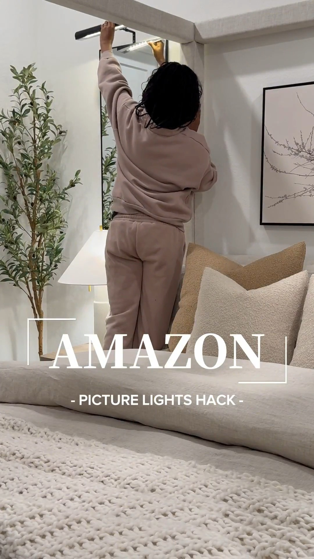 This is the ultimate way to add cozy ambient lighting to your bedroom—no hardwiring needed! 🛏️ These sleek picture lights are remote-controlled + battery-powered, making it super easy to turn them on/off right from your bed. 🎛️💡 Convenience meets style! 🥰 #BedroomGoals #EasyLighting

#LTKHome #LTKSaleAlert #LTKStyleTip