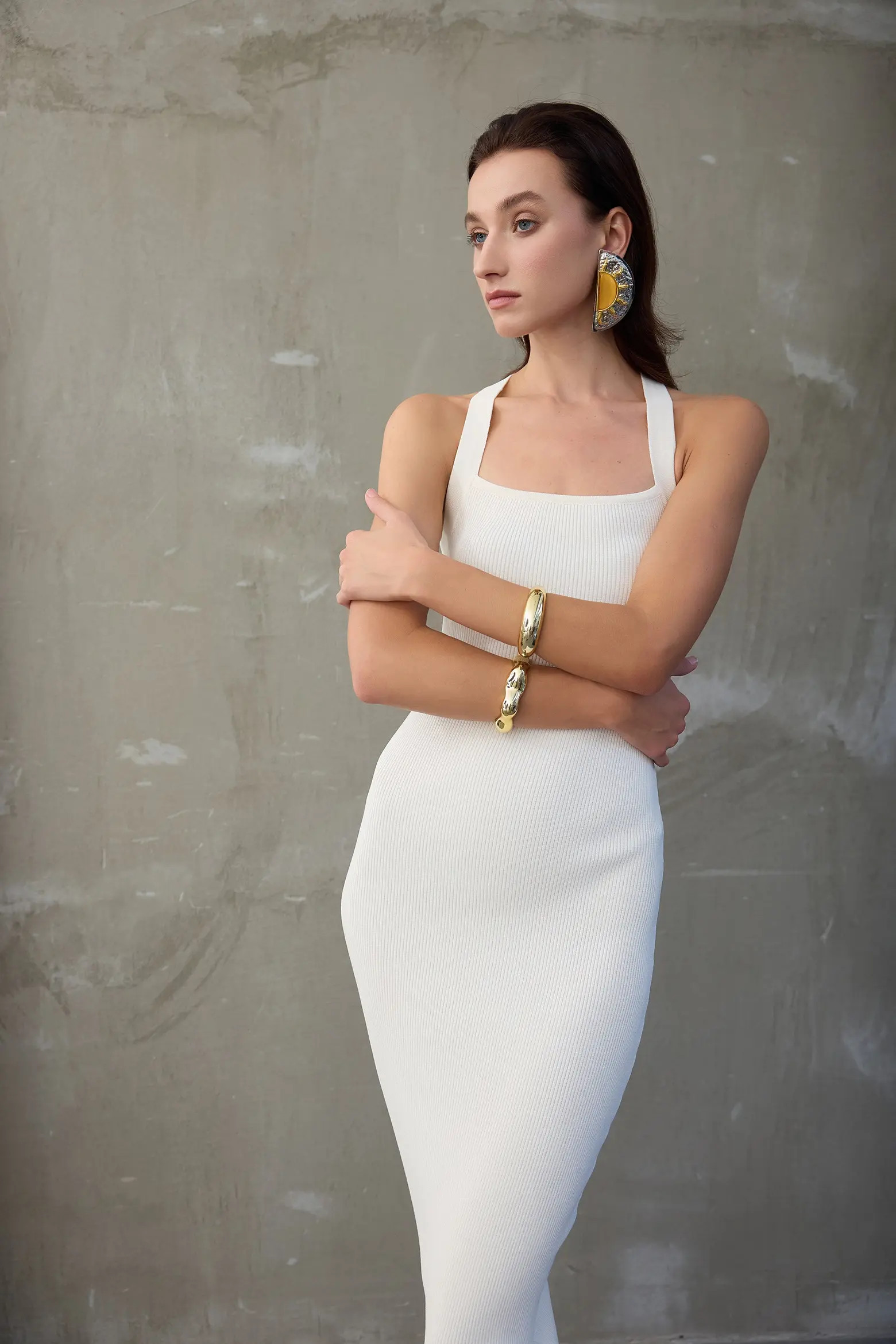 Azura Knit Crisscross Back Bodycon Midi Dress (Women) | Nordstrom | Nordstrom