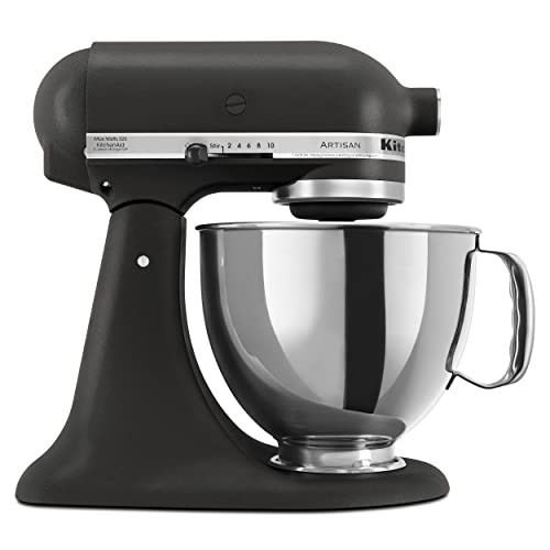 KitchenAid Artisan Series 5 Quart Tilt Head Stand Mixer with Pouring Shield KSM150PS, Cast Iron | Amazon (US)