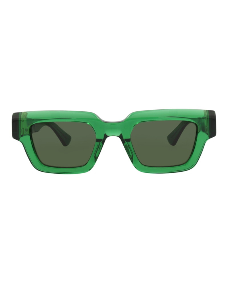 Bottega Veneta SquareFrame Recycled Acetate Sunglasses in Green Green Green (Bv1230S/30014281/002) | StockX