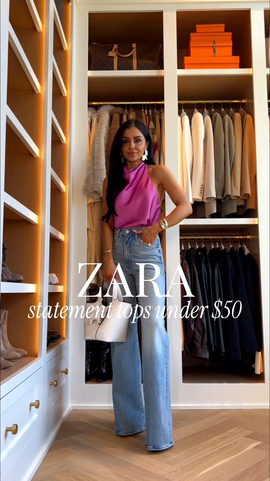 Spring date night outfit that makes you feel instantly confident. This satin halter top is from @Zara is so feminine and chic, and I love pairing it with my most flattering mother jeans for that perfect balance of feminine and effortless. It’s one of those combinations that feels elevated but still easy to wear. Linking more spring statements tops that will take you from day to night!

Zara halter top - size XS
Mother hustler jeans - wearing a 23 runs TTS

miamiamine spring date night outfit summer outfits flattering denim outfit feminine evening style chic spring outfit idea elevated casual date night look



#LTKPetite #LTKOver40 #LTKootd