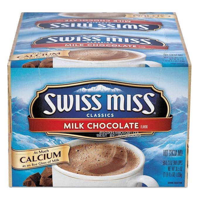 Swiss Miss Hot Cocoa Mix, Regular, 50 Packets/Box - One Box of 50 envelopes Each. | Amazon (US)