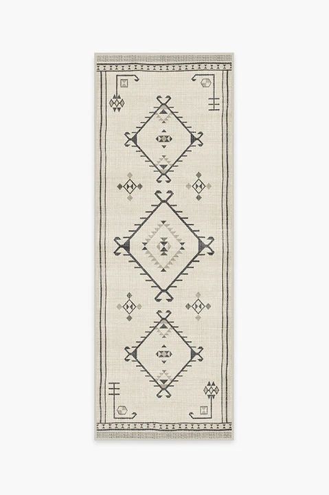 Damali Black & White Rug | Ruggable