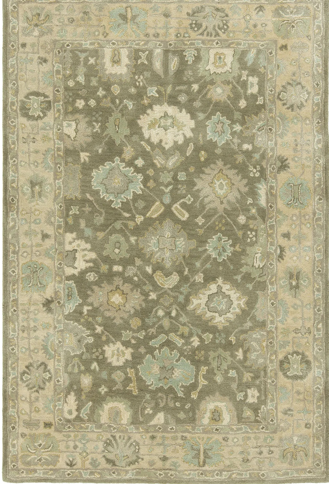 Madison Couture Rugs Driftwood Hand-Tufted Brown Area Rug | Perigold | Perigold