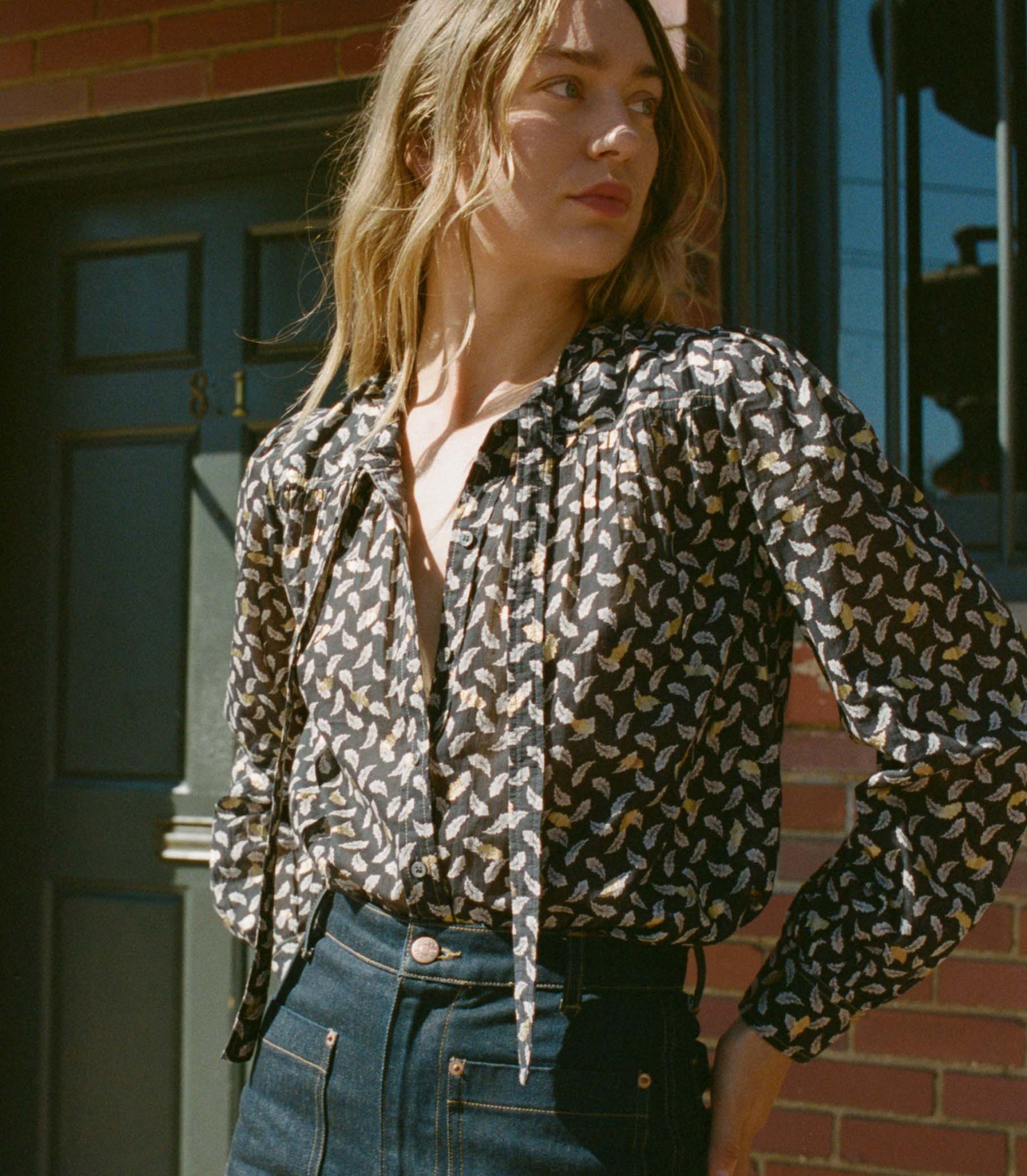 Norma Top - Falling Leaves | DÔEN | DOEN