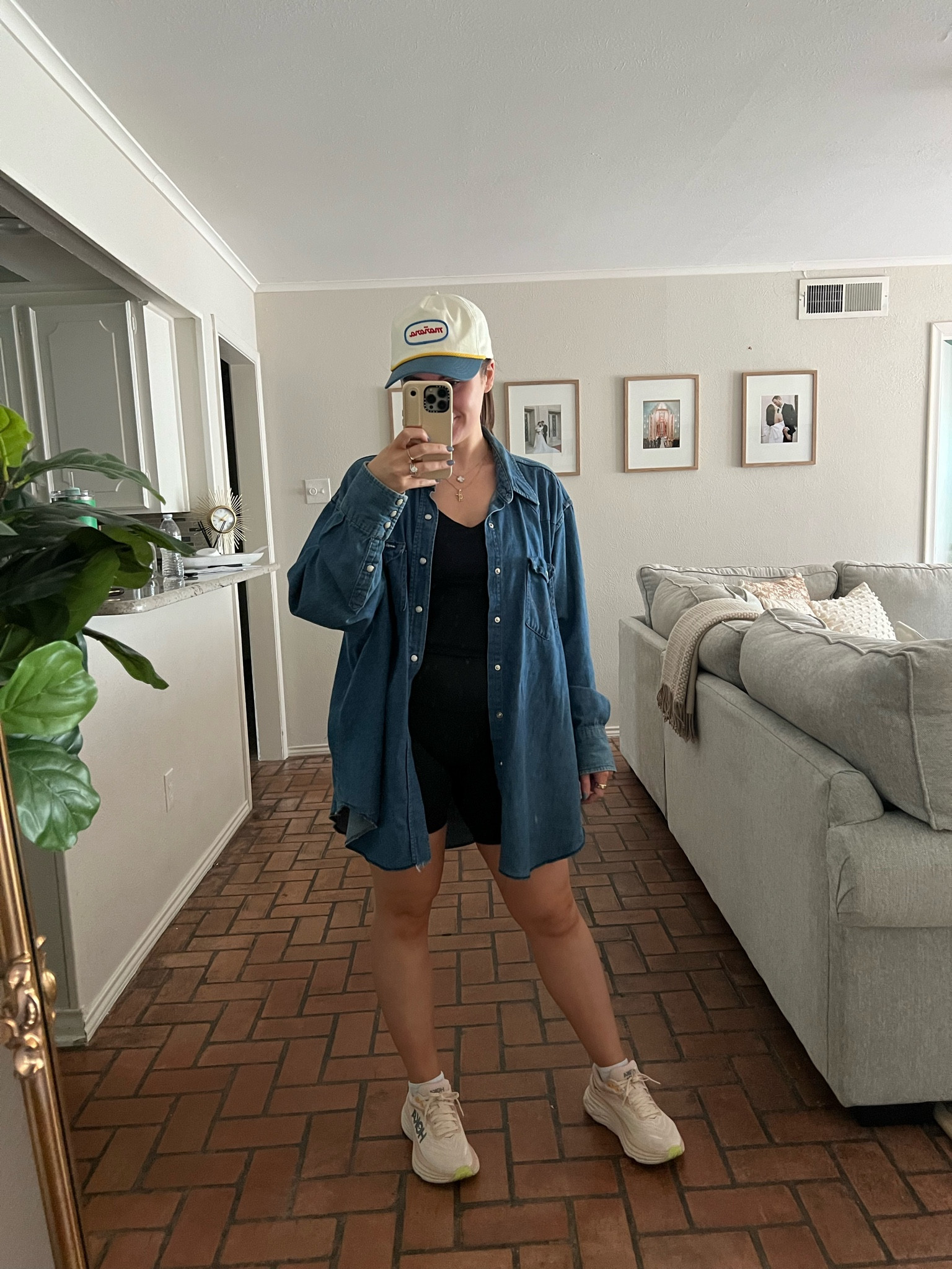 If I can influence you to buy one thing, let it be a denim button down! 100% my most worn item in my closett

#LTKstyletip #LTKfitness #LTKSeasonal