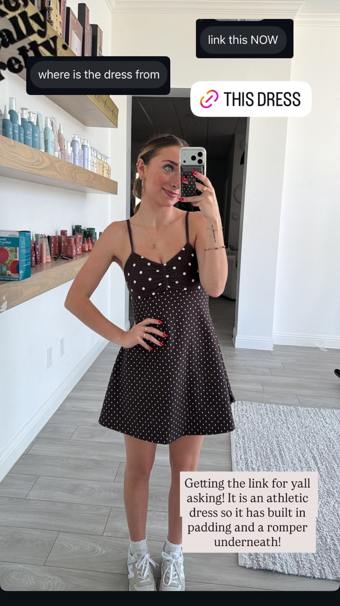 Y’all were obsessed with this polkadot dress, and I linked some other ones from Abercrombie and Fitch that are so cute and really stretchy! ￼

#LTKgrwm #LTKdayinmylife #LTKootd