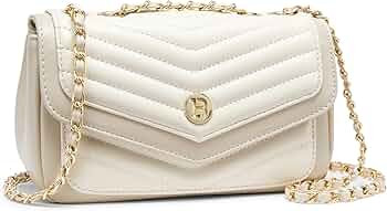 BOSTANTEN Crossbody Purses for Women Multi Pocket Quilted Cross Body Bag Leather Shoulder Handbag... | Amazon (US)