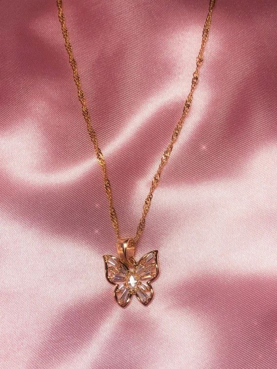 Enchanted Butterfly Necklace - 18k Gold filled butterfly pendant - butterfly charm - Dainty Neckl... | Etsy (CAD)