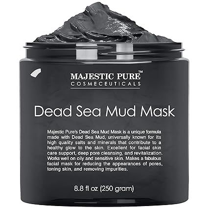 Majestic Pure Dead Sea Mud Mask for Face and Body - Natural Skin Care for Women and Men - Best Fa... | Amazon (US)
