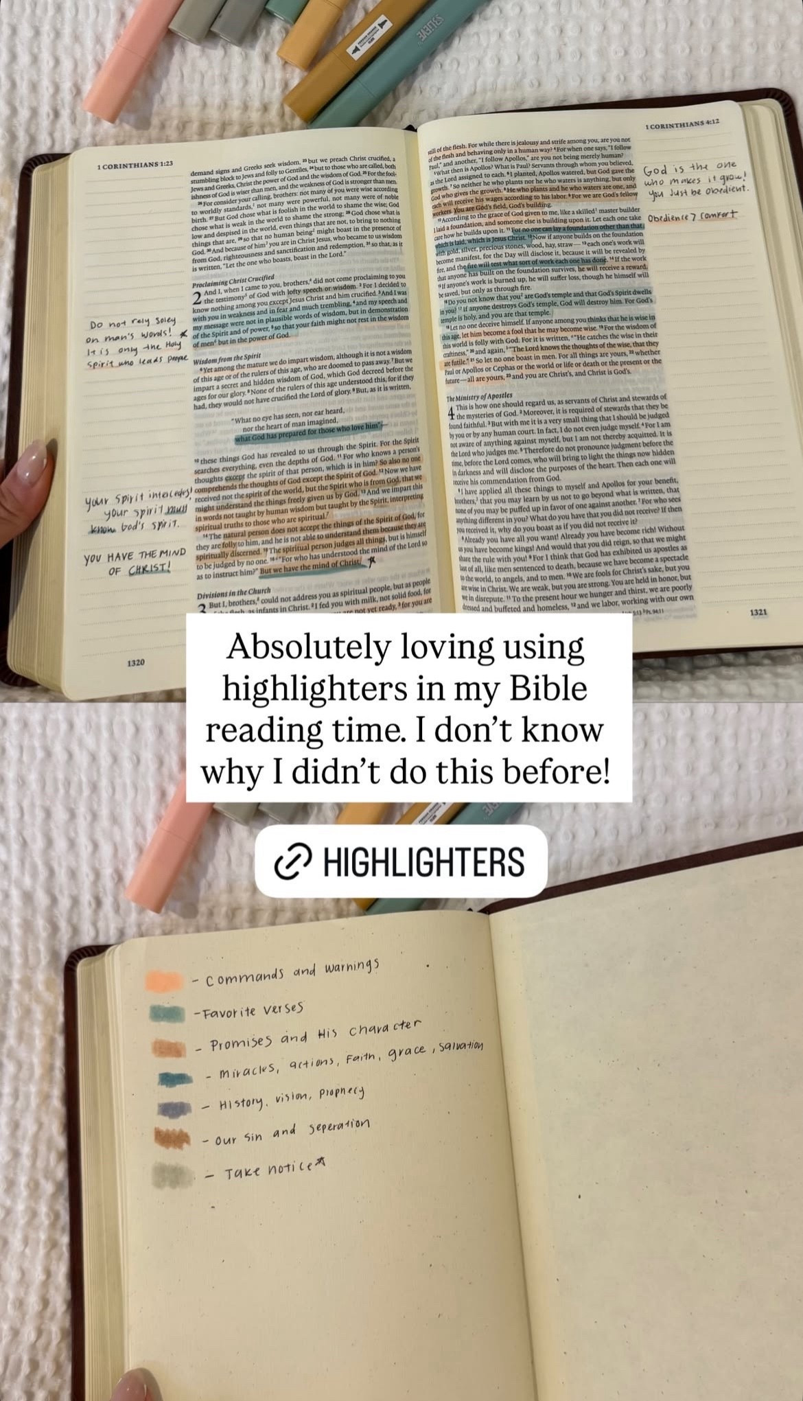 Using highlighters during Bible study has been one of my new favorite things!

#LTKselfcare #LTKdayinmylife