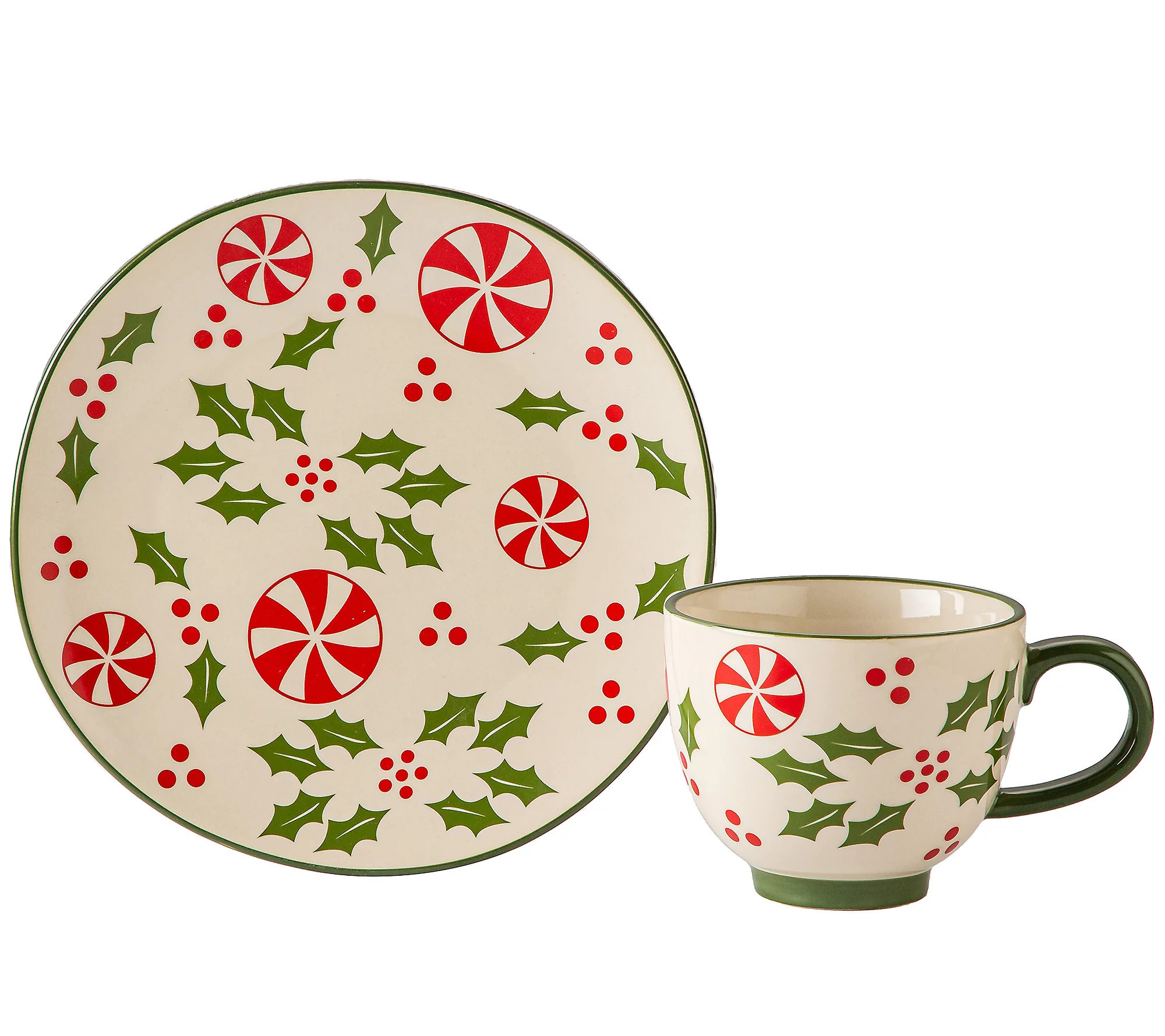As Is Temp-tations Seasonal Cookies forSantaMug & Plate Set | QVC