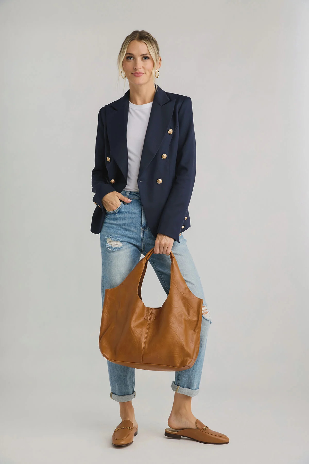 Lioness Double Breasted Blazer | Social Threads