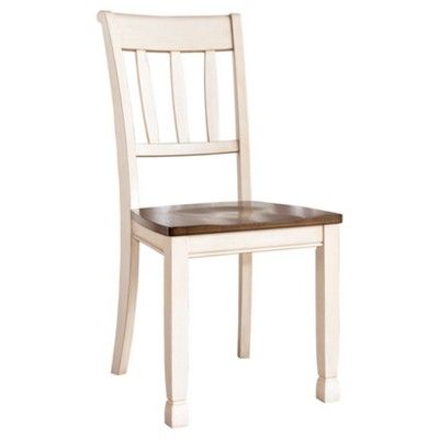 2pc Whitesburg Dining Room Side Chair Cottage White - Signature Design by Ashley | Target