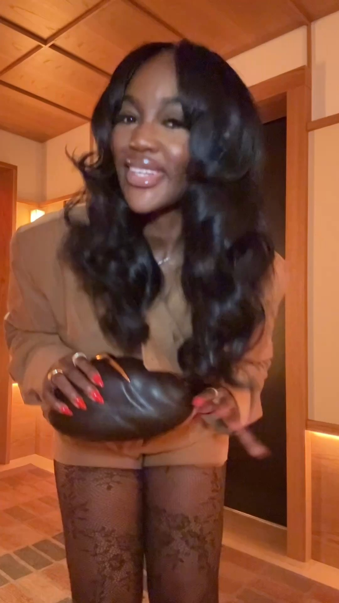 This fall look is all about rich brown tones + texture. 🤎 The short trench jumpsuit gives that cinched-waist, elevated fall feel, styled with brown lace tights + chocolate brown slingback heels to make it feel a little more fashion-forward. Perfect for date night, dinner, fall events, Fashion Week or girls’ night—especially when you want a statement outfit that still feels polished. Wearing a Small in the jumpsuit + 7.5 in the heels.

#LTKNYFW #LTKgrwm #LTKootd