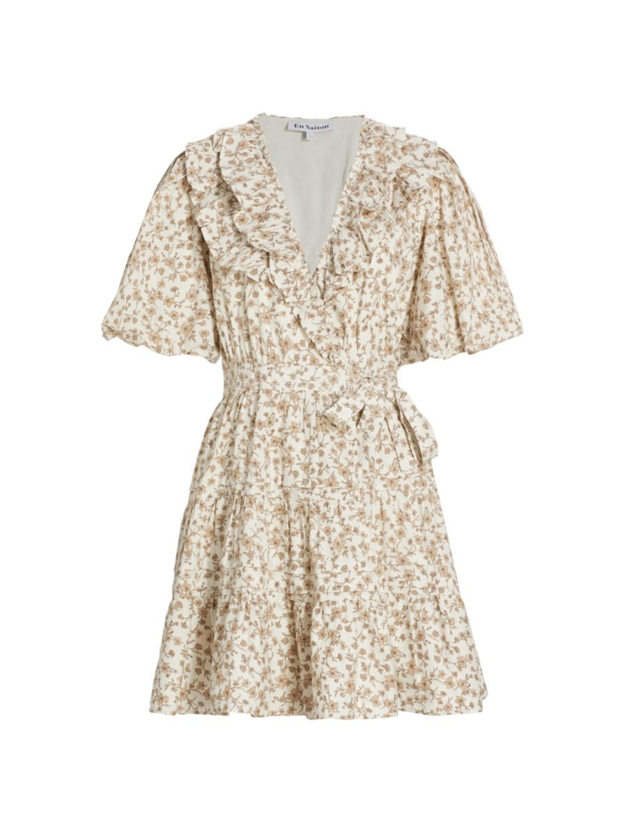 Gianna Cotton Minidress | Saks Fifth Avenue