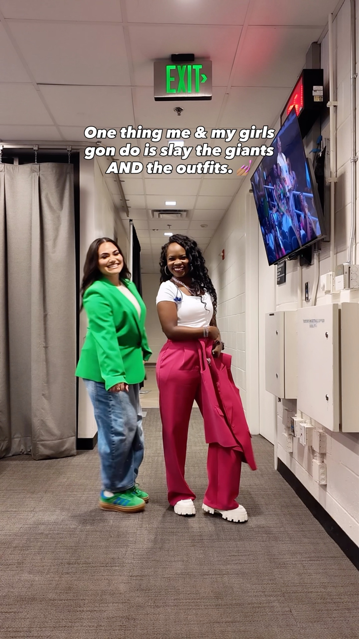 A squad that slays together stays together! 💙💚🩷

Pink in Size Small!

#LTKStyleTip #LTKFindsUnder100 #LTKWorkwear