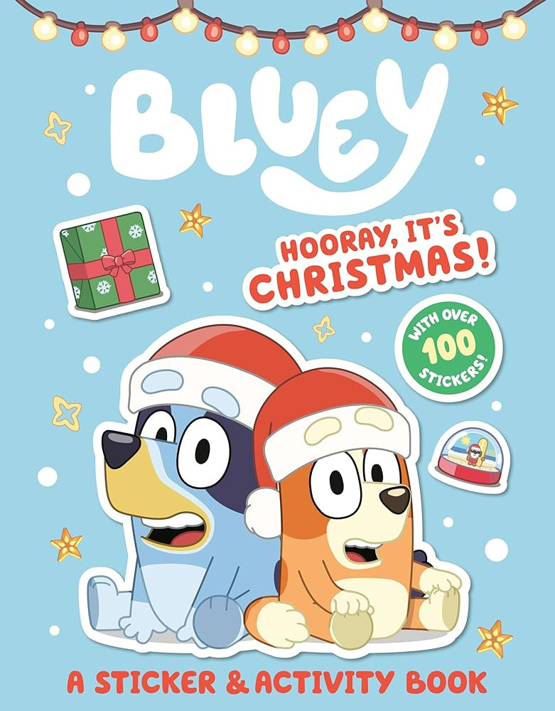 Bluey: Hooray, It's Christmas!: A Sticker & Activity Book | Amazon (US)