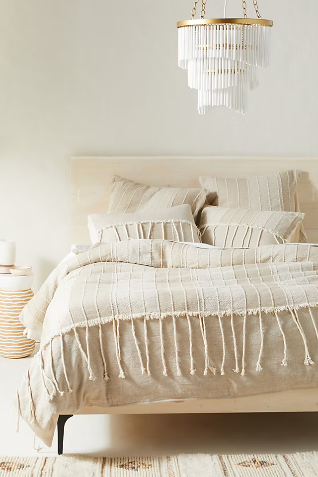 Woven Etta Duvet Cover | Anthropologie (US)