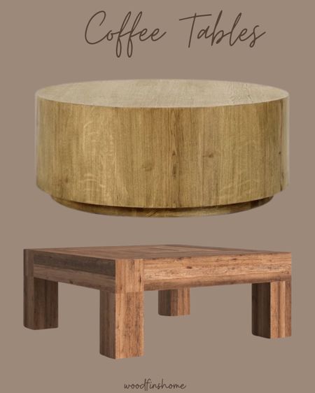 Coffee table
Drum coffee table 
Square coffee table 

#LTKhome #LTKsalealert