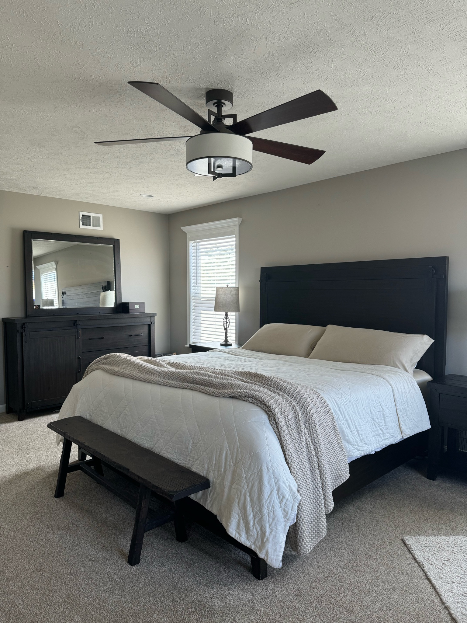 Happy national ceiling fan day!  
What a great day to introduce our new ceiling fan! 

LOVE the smart features this fan has! It can operate with a remote, phone app and your Alexa! So cool! 
This one is only 2” larger than our last one but it gives off so much more air! 
It brightens my day every time I walk in the room ❤️

#LTKHome #LTKFamily