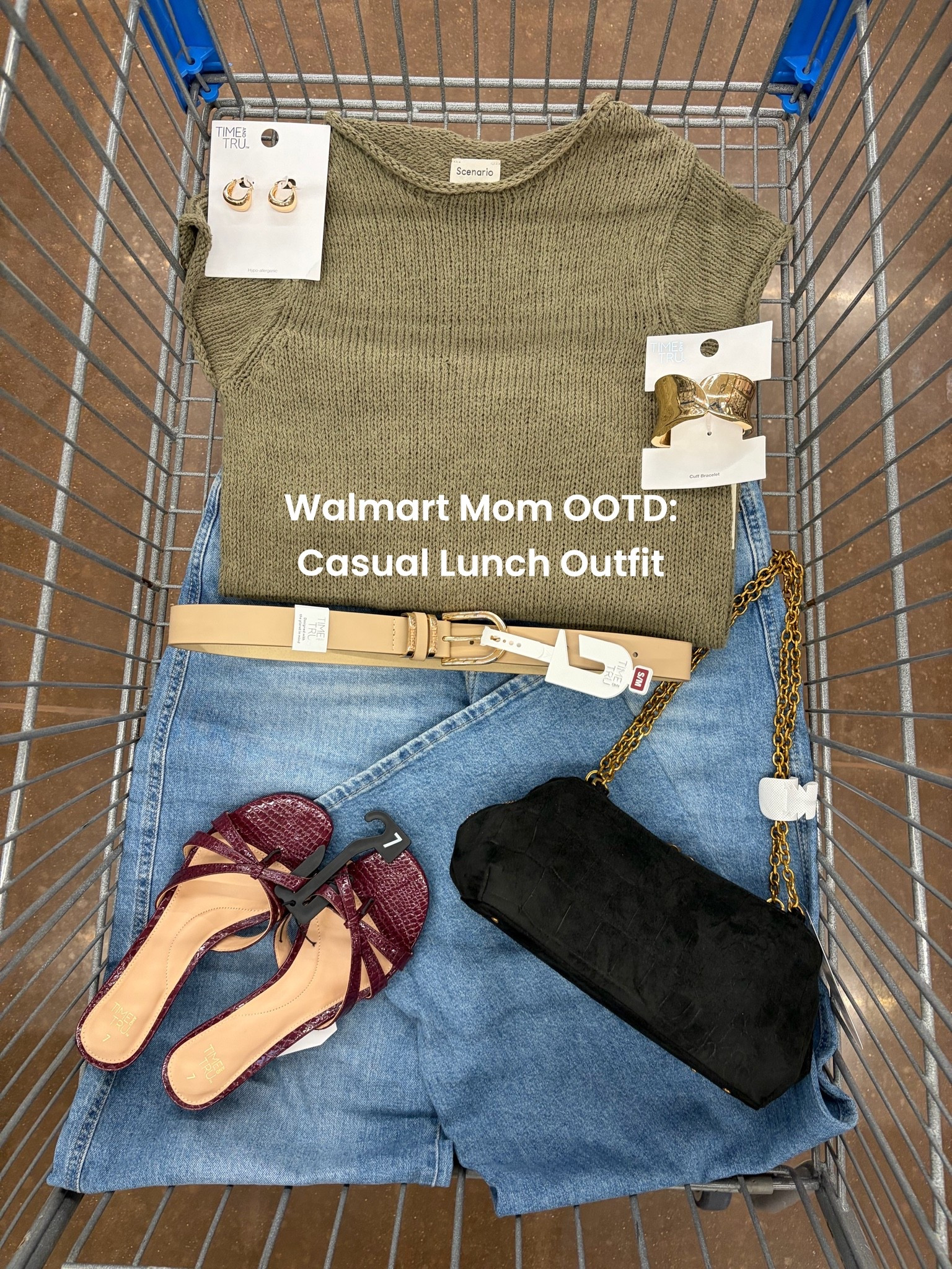 Walmart mom ootd: casual lunch outfit

#LTKmomlife #LTKgrwm #LTKootd