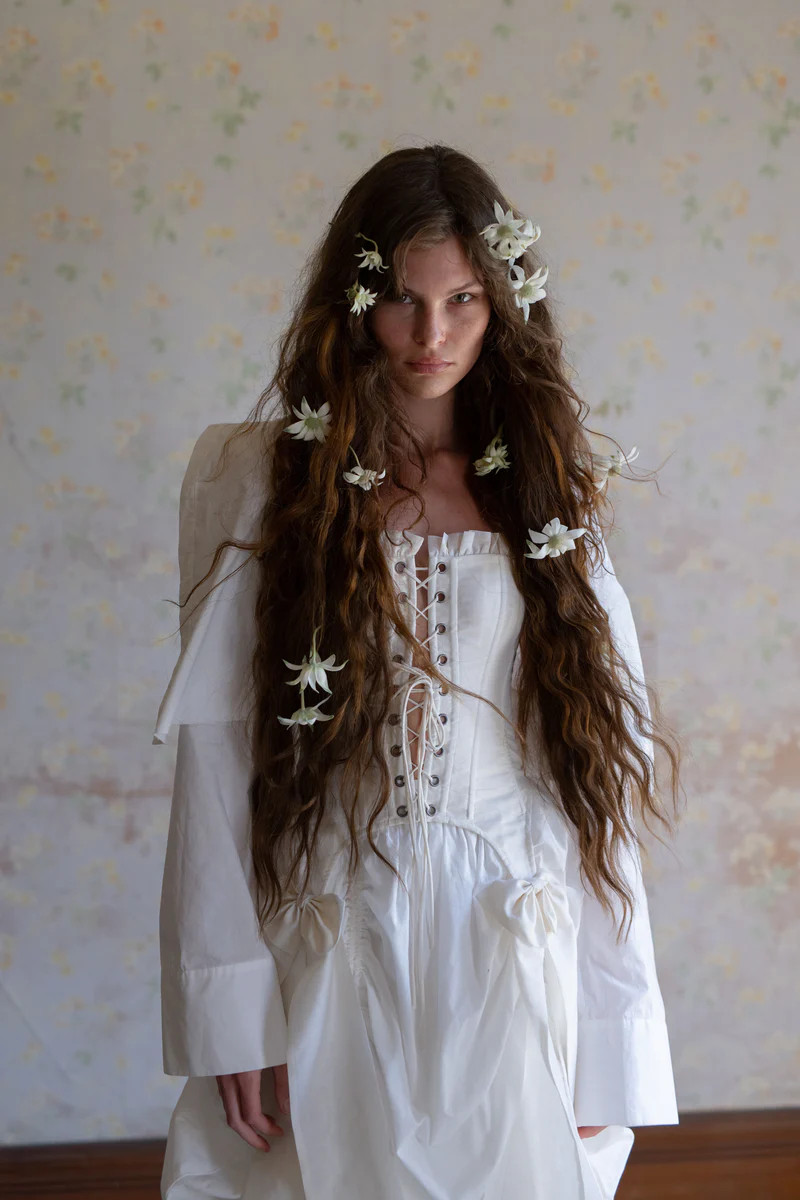 The Ivory A La Mode Corset | Selkie Collection