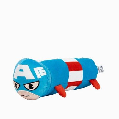 Zipper Pencil Case Barrel Plush Captain America - Yoobi™ | Target