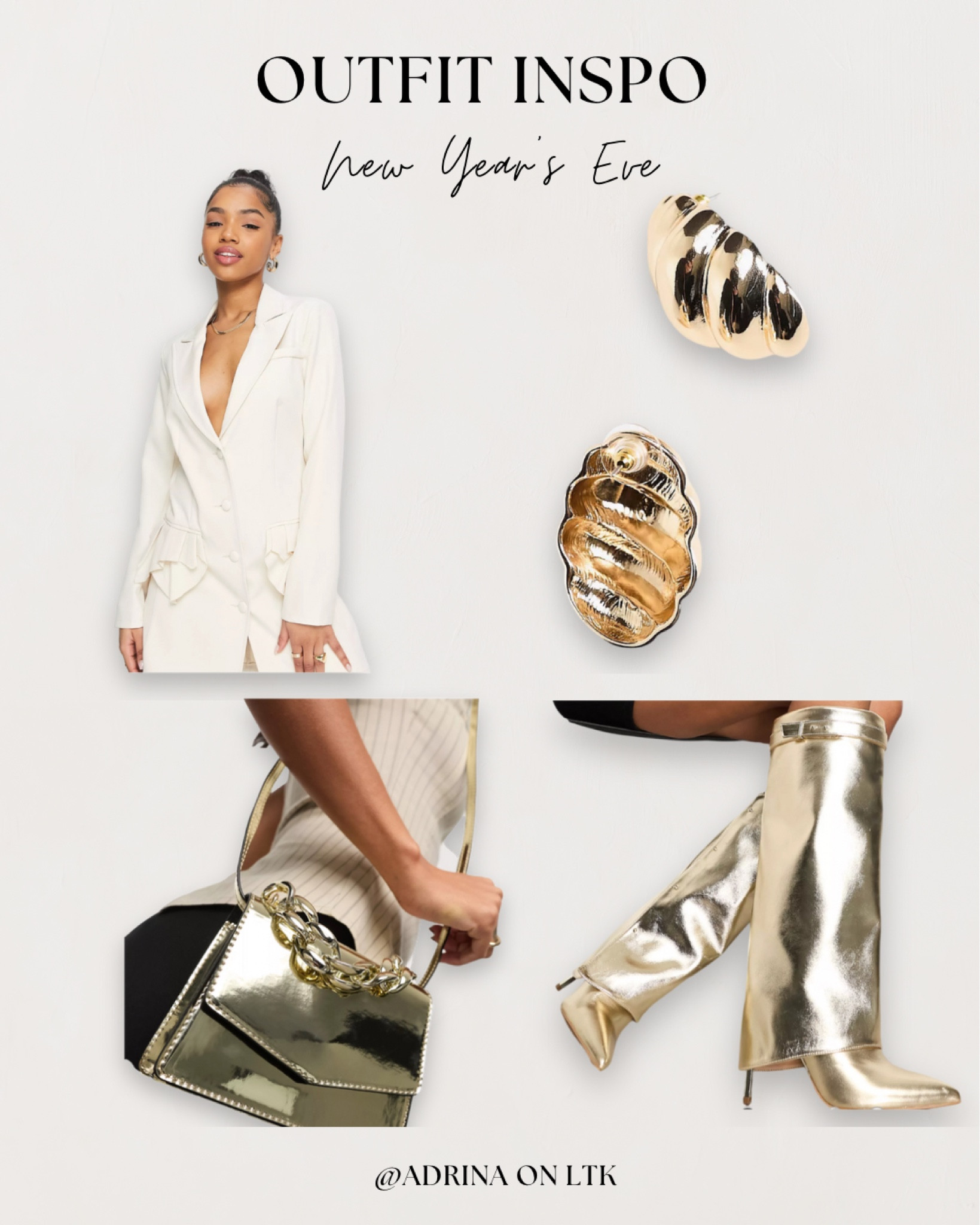 Merry Christmas lovelies! 

NYE Outfit Inspo from ASOS. Gold metallic vibes ✨✨✨

New Year’s Eve | Holiday Party 

#LTKSeasonal #LTKstyletip #LTKHoliday