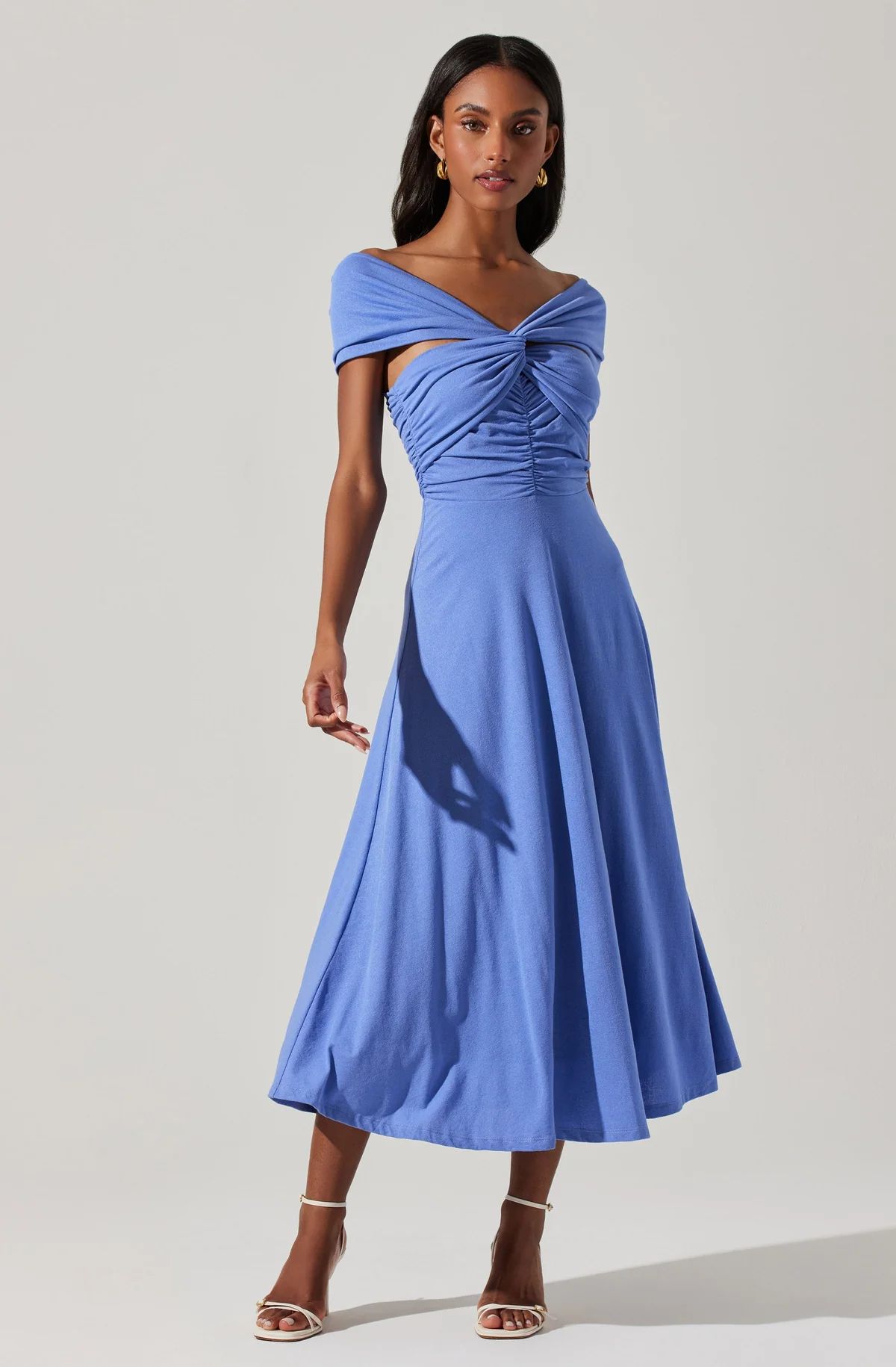 Balto Off Shoulder Midi Dress | ASTR The Label (US)