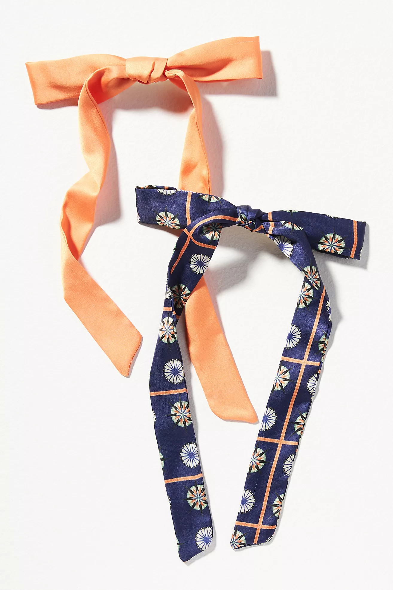 Compass-Print Hair Bows, Set of 2 | Anthropologie (US)