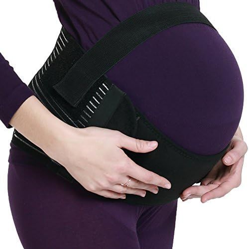 Neotech Care Maternity Pregnancy Support Belt/Brace - Back, Abdomen, Belly Band (Black, M) | Amazon (US)