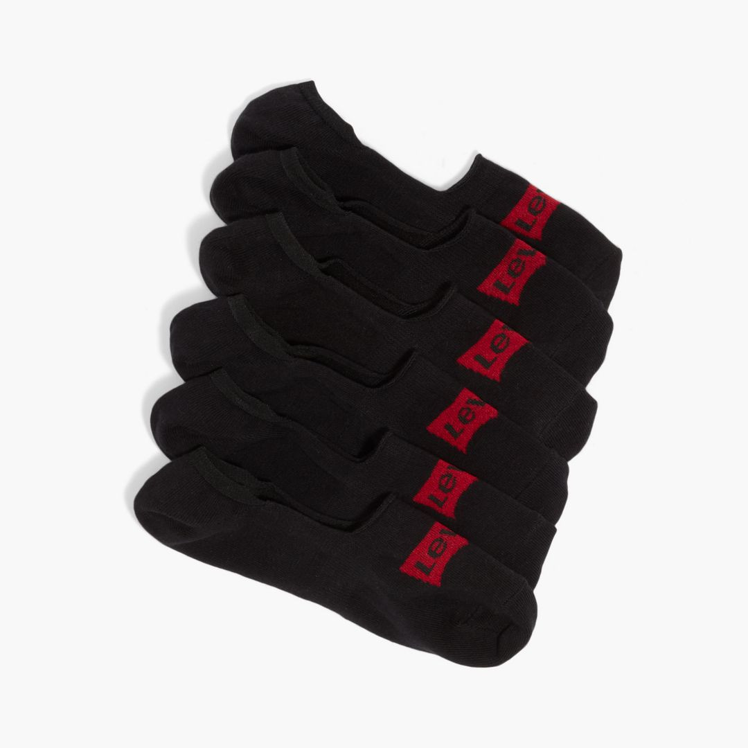 Levi's Logo No Show Socks (3 Pack) - Men's One Size | Levi's US