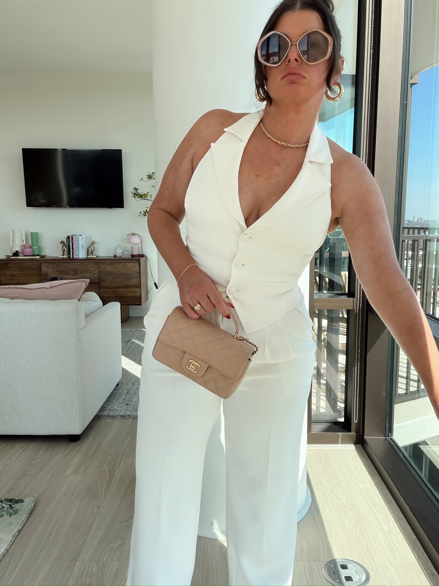 Tis the season for WHITE 😍 The halter vest is TIGHT AF, def runs small. I’m a true medium and struggled to button it… & I’m a full A cup. Def size up in this one! 

 #LTKgrwm #LTKootd #LTKSeasonal

#LTKActive #LTKSeasonal #LTKootd

#LTKActive #LTKootd #LTKSeasonal

#LTKSeasonal #LTKootd #LTKdayinmylife

#LTKdayinmylife #LTKootd #LTKSeasonal