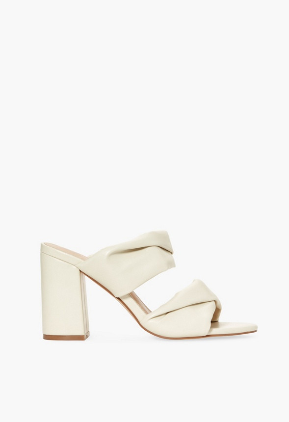 Twist And Shout Mule Heeled Sandal | JustFab