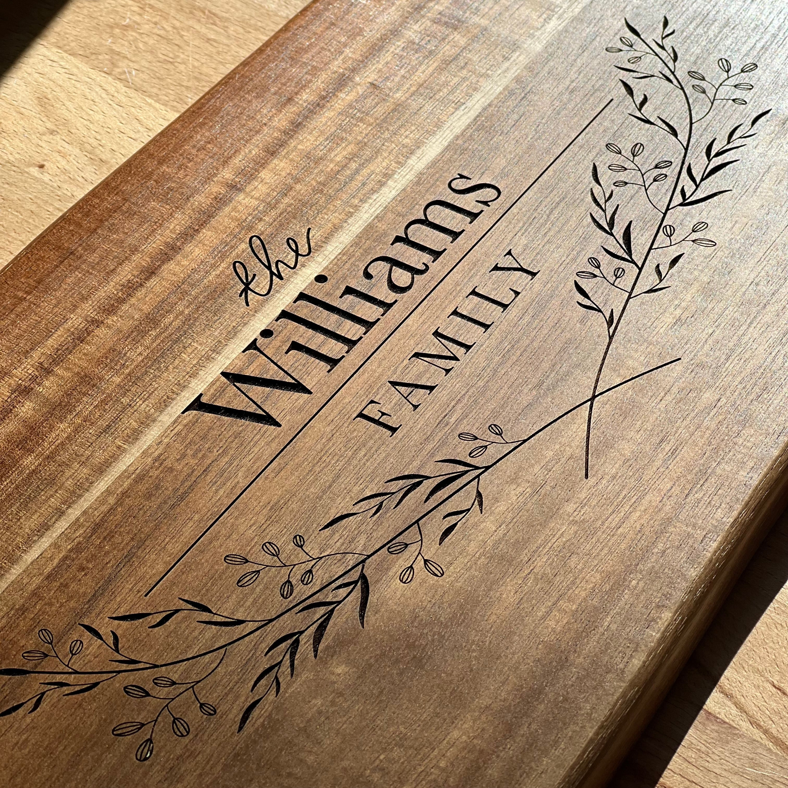 Large Acacia Grazing Board | Wood Eye Designs