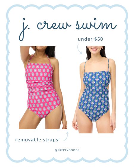 How cute are these one pieces from J Crew?! They are both under $50 right now, too. 

#LTKFindsUnder50 #LTKSwim #LTKFamily