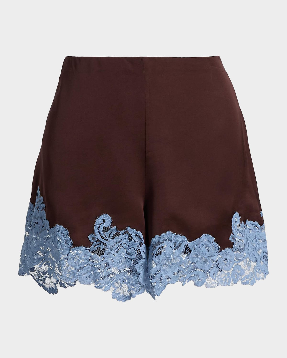 Pipa Satin and Lace Shorts | Neiman Marcus